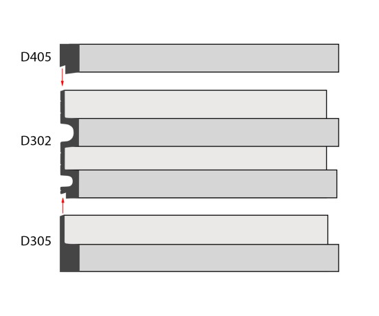 Декоративная панель DECOMASTER D302-433D ДМ (122*21*2900мм)